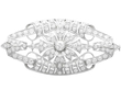 Antique Diamond Plaque Brooch 