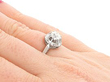 Wearing 0.81 Carat Diamond Solitaire Ring