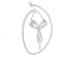 Single Pearl and Diamond Necklace