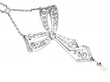 Single Pearl and Diamond Necklace