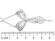 Single Pearl and Diamond Necklace