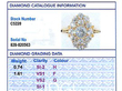 Antique Victorian Diamond Ring grading card