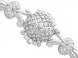 Necklace Bracelet Set White Gold
