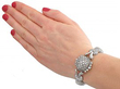 Diamond Necklace Bracelet Set White Gold