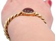 Antique Garnet Bracelet wearing image