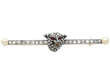 Antique Diamond Fox Brooch Pin