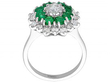 Large Emerald and Diamond Ring 