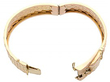 Antique Yellow Gold Buckle Bangle open