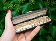 Antique gold buttons
