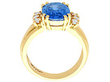 sapphire ring with diamonds 