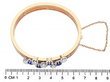 Blue Sapphire Bangle Size 