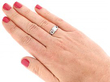wearing 1.1 Carat Diamond Ring Vintage