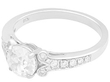 white gold engagement ring