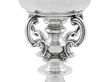 Antique Silver Planished Cup Close up Decoration