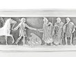 Large Sterling Silver Bowl Victorian Detail 