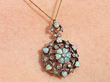 Victorian Opal Pendant Gold