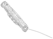 1930s Art Deco Brooch in Platinum open