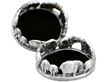 Silver Wine Coasters Animal Theme