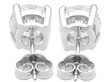 I Coloured Diamond Stud Earrings Back