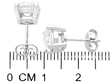 I Coloured Diamond Stud Earrings Size