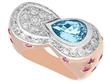 Retro Aquamarine Ring