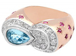 vintage Retro Aquamarine Ring