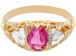 Antique Pink Sapphire Ring