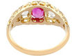 Antique Pink Sapphire Ring
