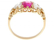 Antique Pink Sapphire Ring