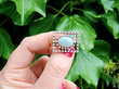 Antique Cabochon Opal Brooch 