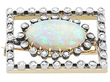 Antique Cabochon Opal Brooch 