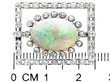 Antique Cabochon Opal Brooch 