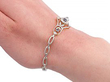 Blue Sapphire and Diamond Bracelet