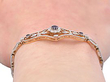 Blue Sapphire and Diamond Bracelet