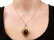 antique citrine pendant