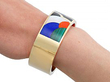 70s Style bangle on wrist