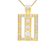 F Colour Diamond Pendant in Gold 