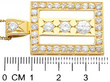 F Colour Diamond Pendant in Gold size