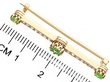 Garnet Bar Brooch