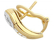 Art Deco Gold and Diamond Earring side