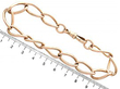 Oval Curb Chain Bracelet Gold