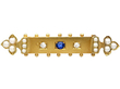 Victorian Gold and Gemstone Bar Brooch