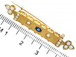 Victorian Gold and Gemstone Bar Brooch