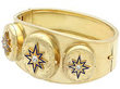Antique Diamond Locket Bangle Gold 