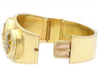 Antique Diamond Locket Bangle Gold 