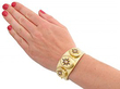 Antique Diamond Locket Bangle Gold 