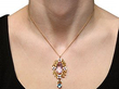 Antique Gemstone and Enamel Pendant