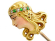 Art Nouveau Pin Gold for Sale