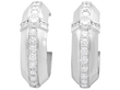 Vintage Diamond Hoop Earrings