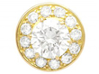 Vintage Illusion Earrings Diamond